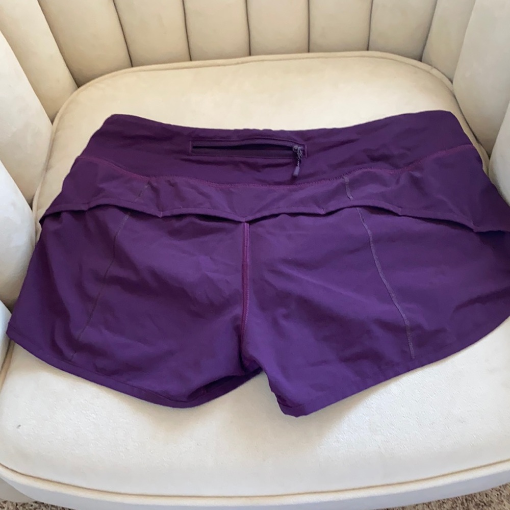 Lululemon Speed Up Shorts| Purple | Size 4